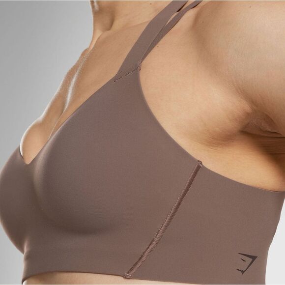 Gymshark APEX LIMIT SPORTS BRA Size S Truffle Brown NWT In packaging - Picture 3 of 8